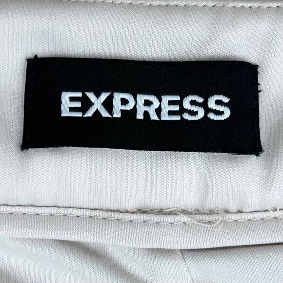 Express Silver Sequin Cropped High-Rise Wide Leg Pants - Picture 14 of 15